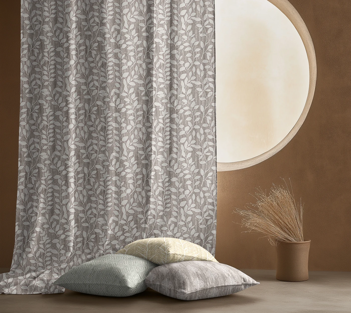 Festival curtain fabric: Pattern and texture