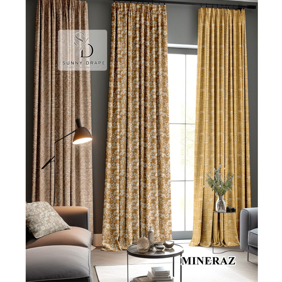 Elegant Mineraz window curtains in living room