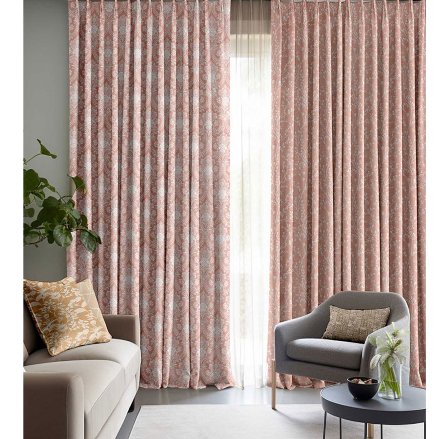 Elegant Mineraz window curtains in living room
