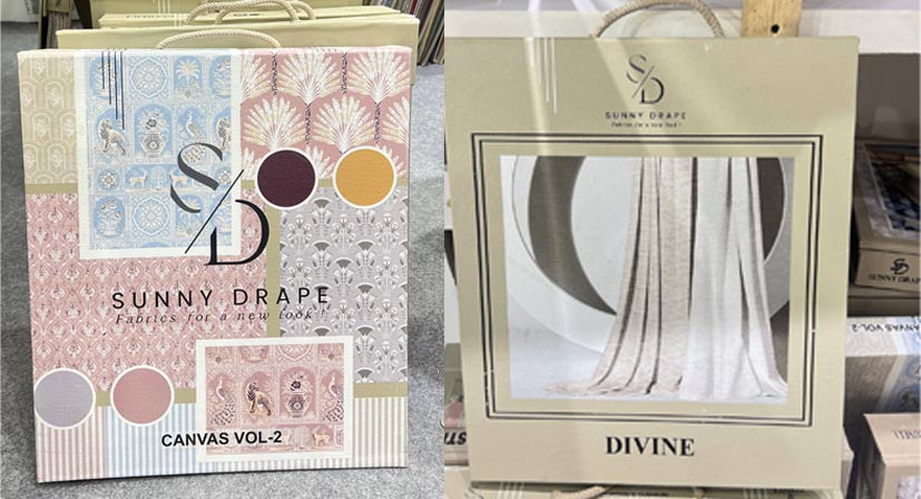 Sunny Drape showcasing premium curtain fabrics at Home Decor Show 2026
