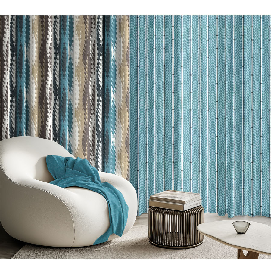 Premium tropical window curtains